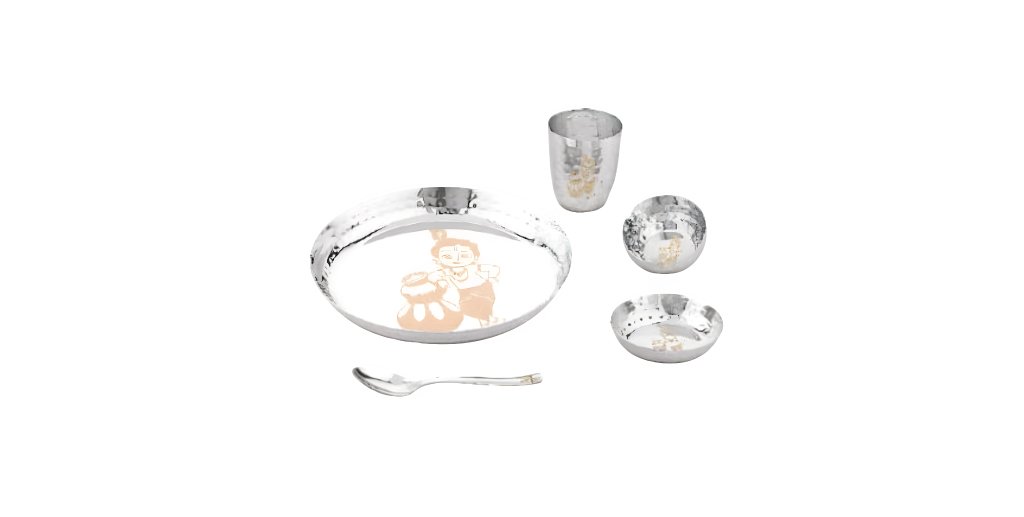 5 Pcs Apple Baby Hammered Set Laser